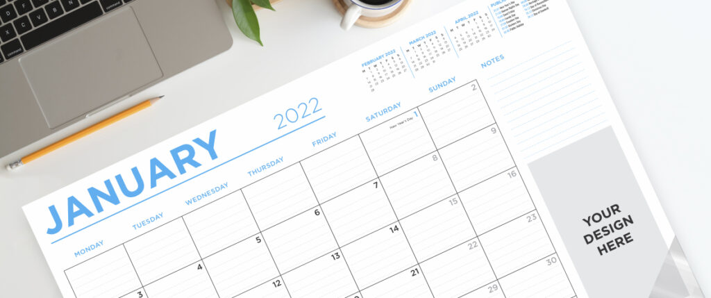 Deskpad Calendar 2022