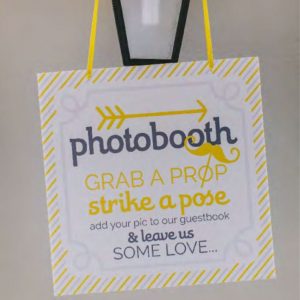 Photo Booth Sign